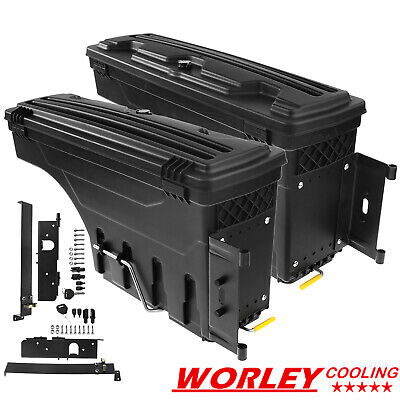 Left+Right Truck Bed Storage Tool Box For GMC Sierra 3500 2001-2006 02 03 04 05