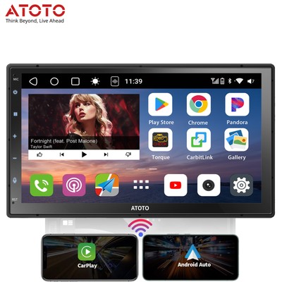 ATOTO S8 MS AI Car Stereo 2-DIN 7'' Fully Laminated Touch Screen GPS NAVI Radio