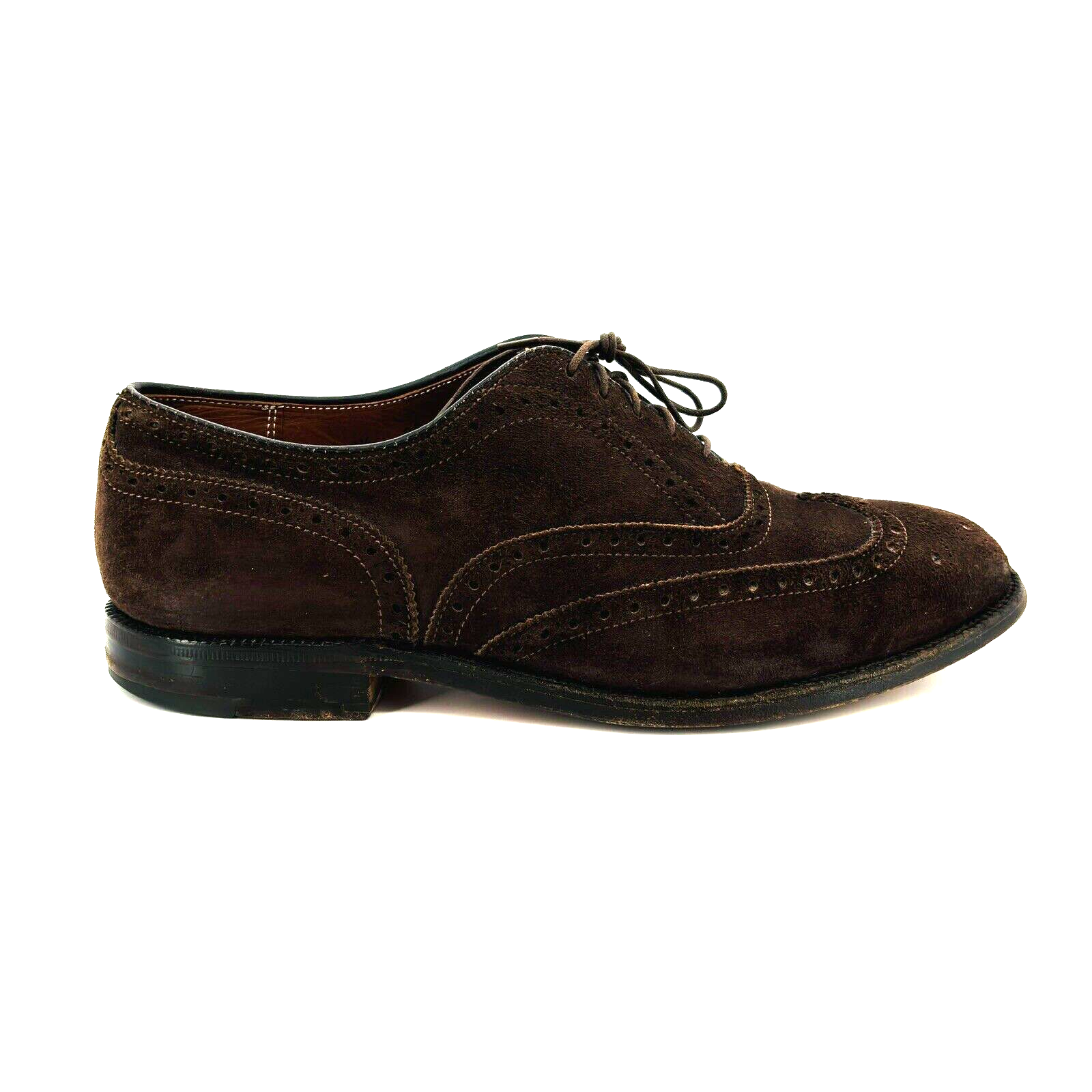 靴 Alden 904 Alden 904 Mocha Suede Wing Tip Bal | Alden Model Project