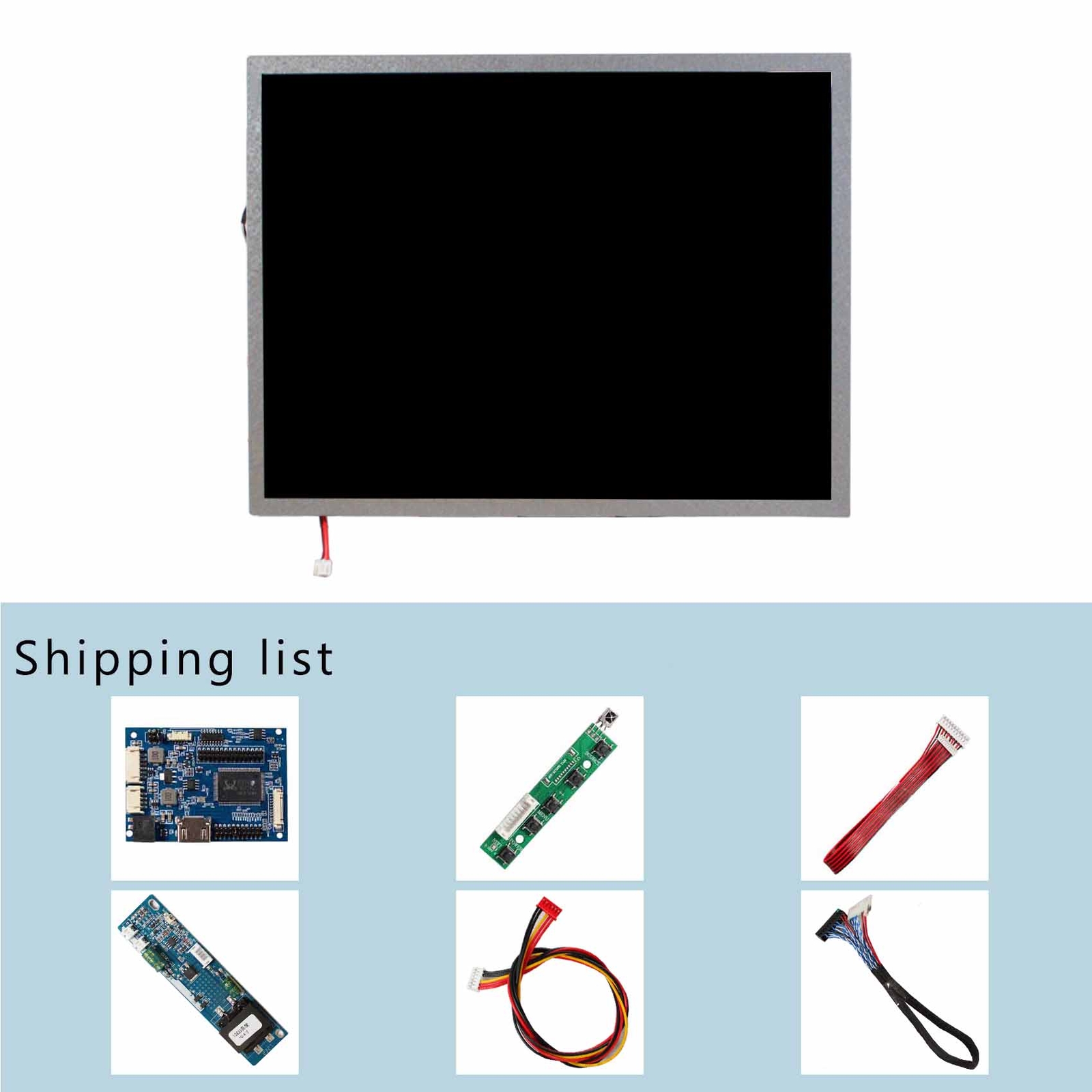 10.4" 1024x768 1300nit IPS Outdoor  LCD Screen HDMI LCD Controller Board
