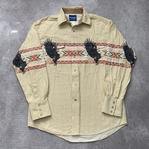 Ameri VINTAGE - りっく11 Ameri VARIOUS BUTTON SHIRT Vintage 90s WE BE BOP US 3X Multicolor Patchwork Rayon