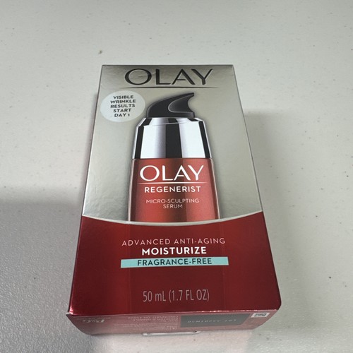 Olay Regenerist Micro Sculpting Serum 1.7oz Fragrance Free Moisturize NEW 1091