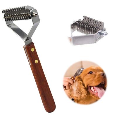AIDIYA Professional Pet Dematting Kamm Fellpflege Abisolierwerkzeug für Hunde...