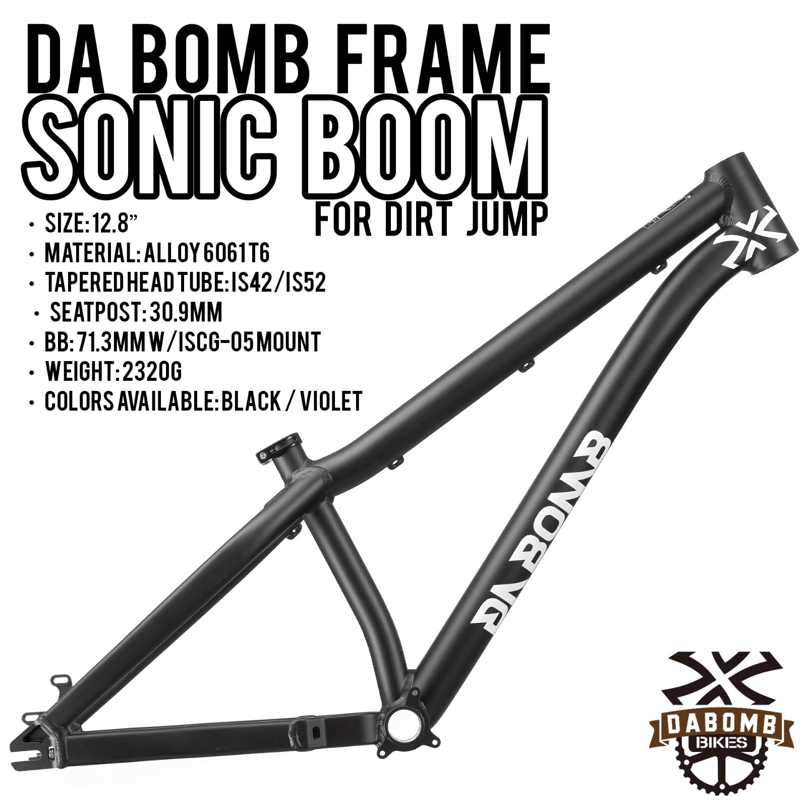 DA Bomb Sonic Boom 26 (Dirt Jump) Bike Frames Size: 12.8” | eBay DA Bomb Sonic Boom 26 (Dirt Jump) Bike Frames Size: 12.8” | eBay