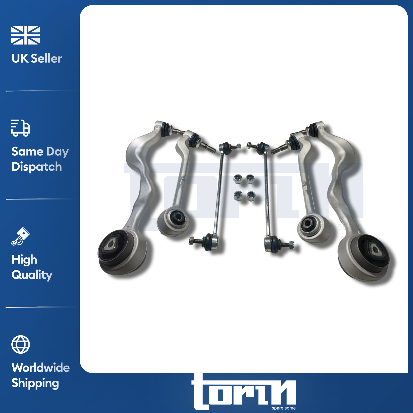 FRONT SUSPENSION CONTROL ARM REPAIR KIT FOR BMW 1 E81 E82 E87 E88 116i 118i 120i