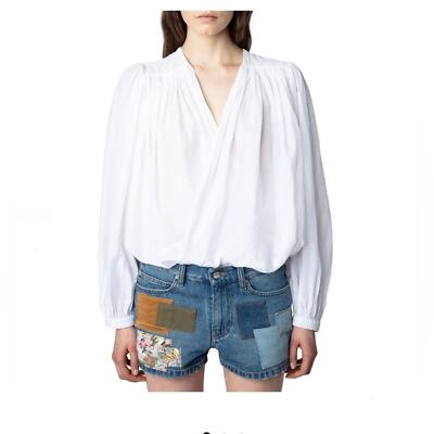 ZADIG & VOLTAIRE TENEW TOMBOY SHIRT SIZE SMALL | eBay