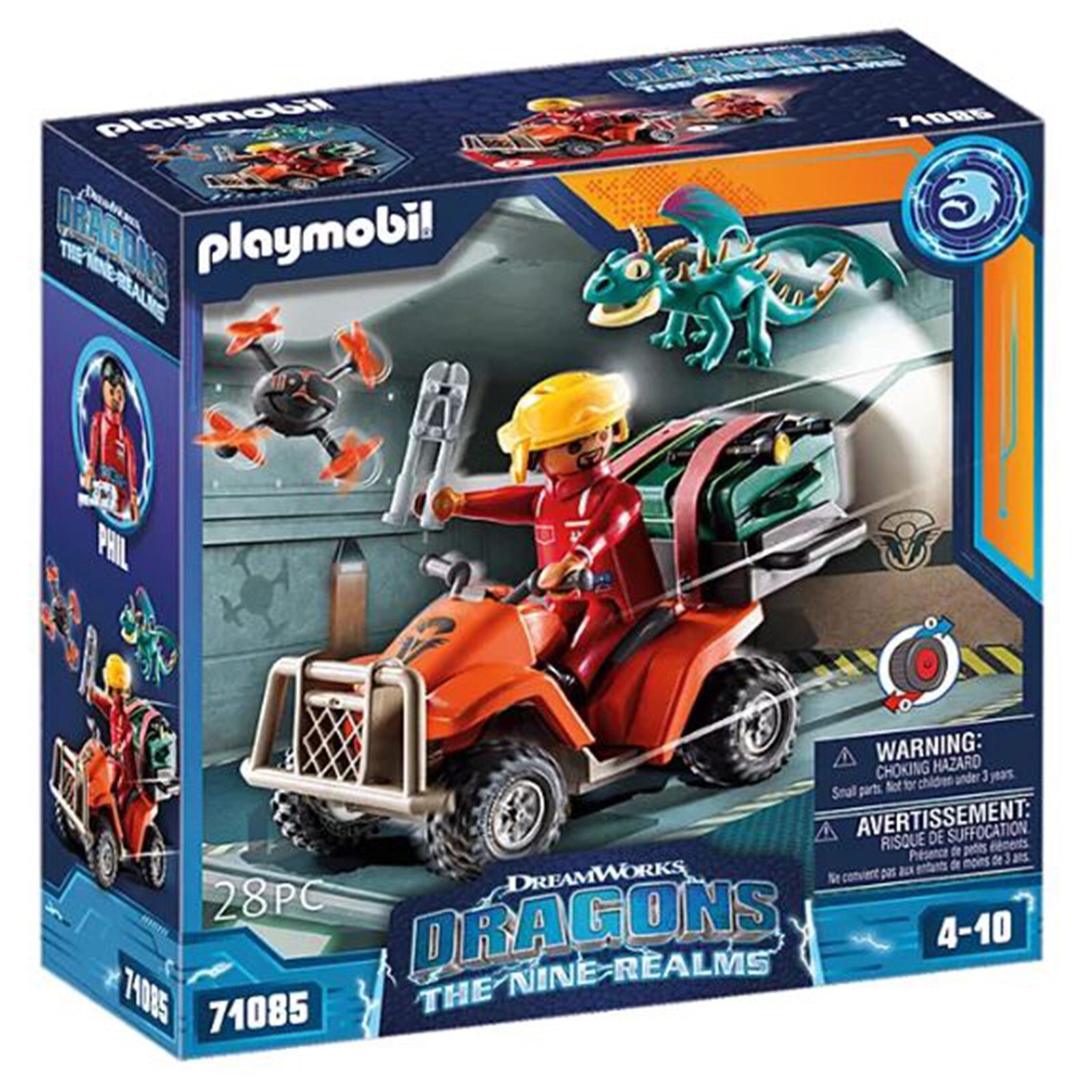 Игровой набор Playmobil Драконы Девяти королевств Icaris Quad Building Set 71085 НОВЫЙ