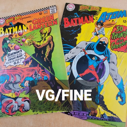 69,77 BRAVE & BOLD DC Comics 1967-68 Batman Green Lantern