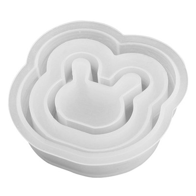 Epoxy Mold Three-dimensional Decorative Silicone Mold Key Ring Pendant Reusable