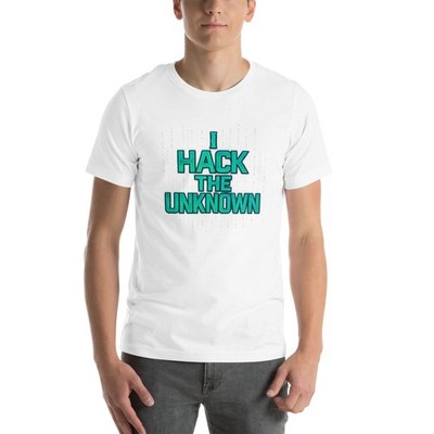 Men’s Graphic T-Shirt “I Hack the Unknown” Voiceritzy Streetwear Tee
