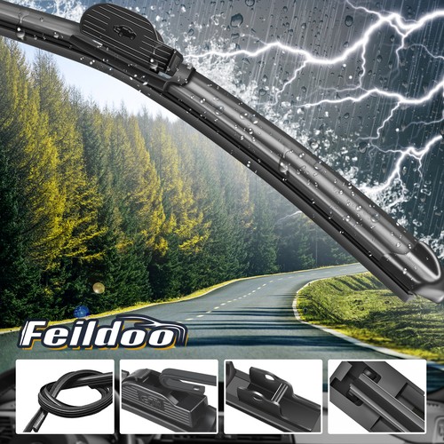 Feildoo 19"&18" Windshield Wiper Blades Fit For MINI Cooper 2002-2011 Set of 2
