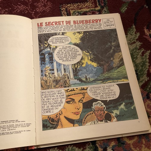 La Jeunesse de Blueberry    Charlier & Dargaud    HC   1975 Trade