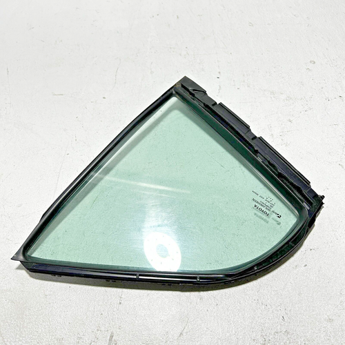 TOYOTA CAMRY REAR PASSENGER SIDE DOOR CORNER FIXED WINDOW GLASS 2018-2024 OEM