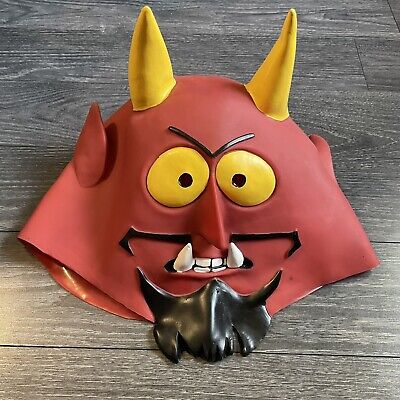 South Park Satan Adult Cosplay Oversized Latex? Costume Disguise Mask 2006 *Rare