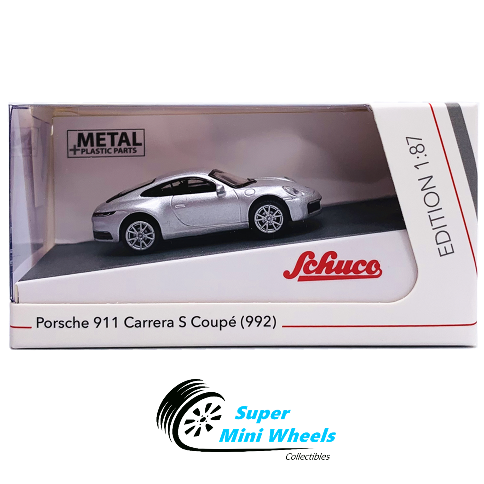Schuco 1:87 HO Scale - Porsche 911 (992) Carrera S Coupe