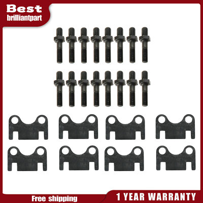 Sbc Small Block Push Rod Guide Plates And 3/8 Rocker Arm Studs Kit For