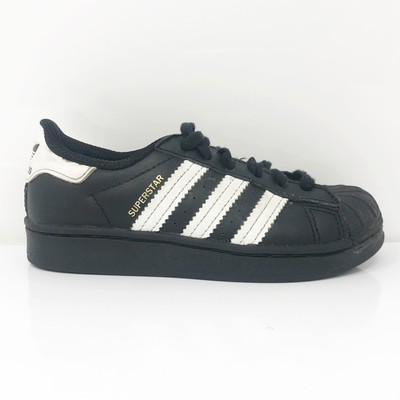 Adidas Boys Superstar EF5394 Черная повседневная обувь Кроссовки Размер 11K