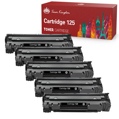 5x Black Toner for Canon 125 ImageClass LBP6000 LBP6020 LBP6030w MF3010 Printer