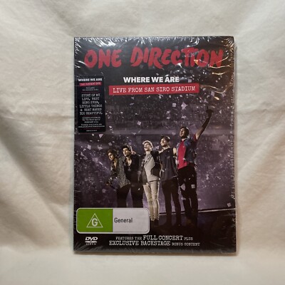 One Direction Where We Are Live From San Siro Stadium (DVD, 2014) NEW