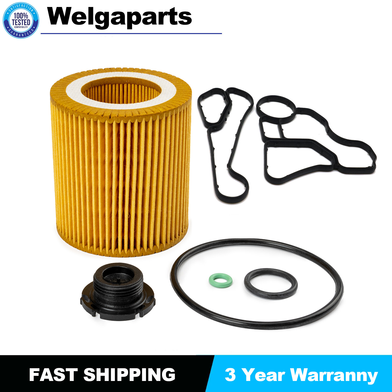 +housing Gasket & Cooler Seal Set For Bmw X1 X3 X5 N52 N54 N56 N26 Us