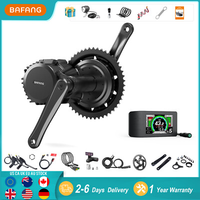 48V1000W Bafang Mid Drive Motor Kits 68-120mm BBSHD BBS03 DIY Ebike Conversion