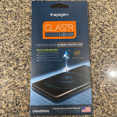 SPIGEN GLAS.TR Nano LIQUID Premium Wipe-On Screen Protector Kit Universal