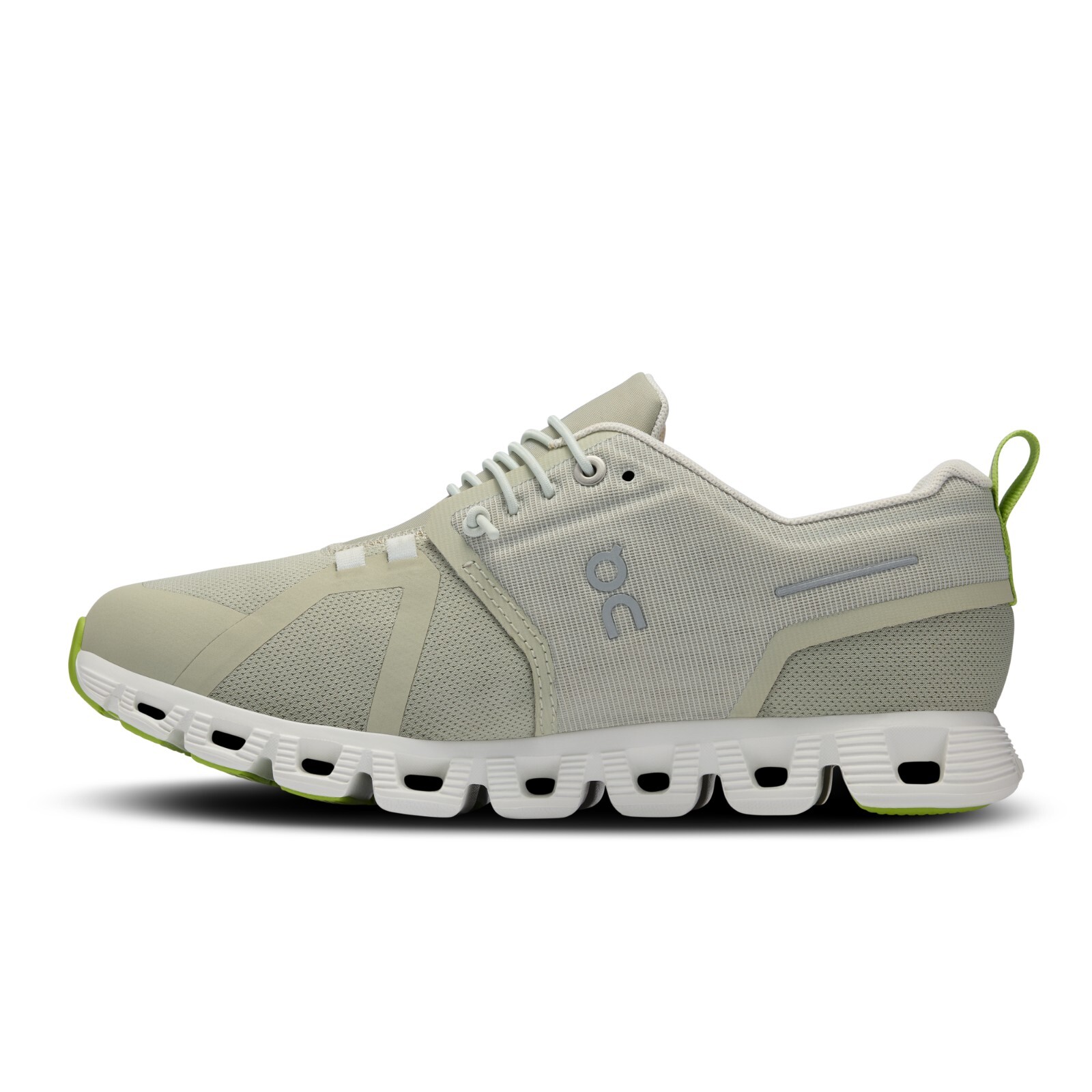 Pre-owned On Cloud 5 Waterproof Chalk Ice 59.97758 Cloudtec Women's Lifestyle Shoes In Chalk, Ice