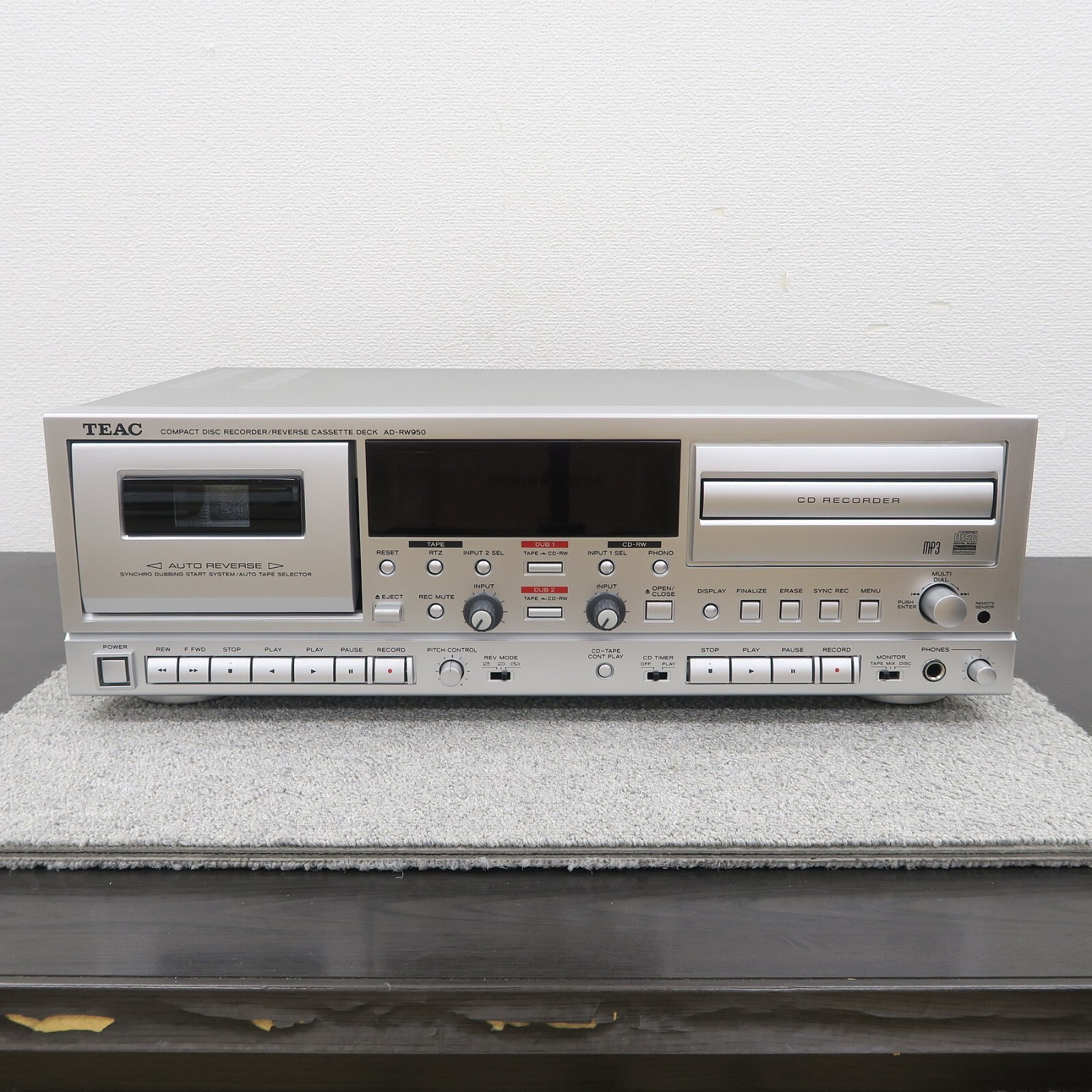 TEAC AD-RW950（カセット・CDレコーダー一体型ユニット） TEAC AD-RW950 CDカセットレコーダー ティアック