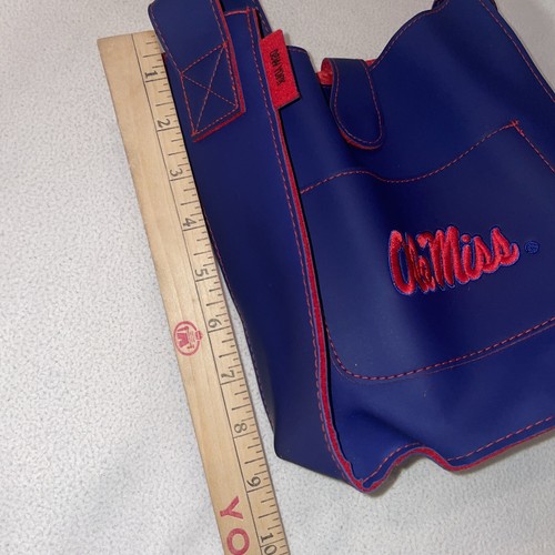 Ole Miss Rebels Alan Stuart New York Tote Saddle Bag Purse Tote Bags ~ New