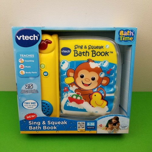 vtech sing and squeak bath book