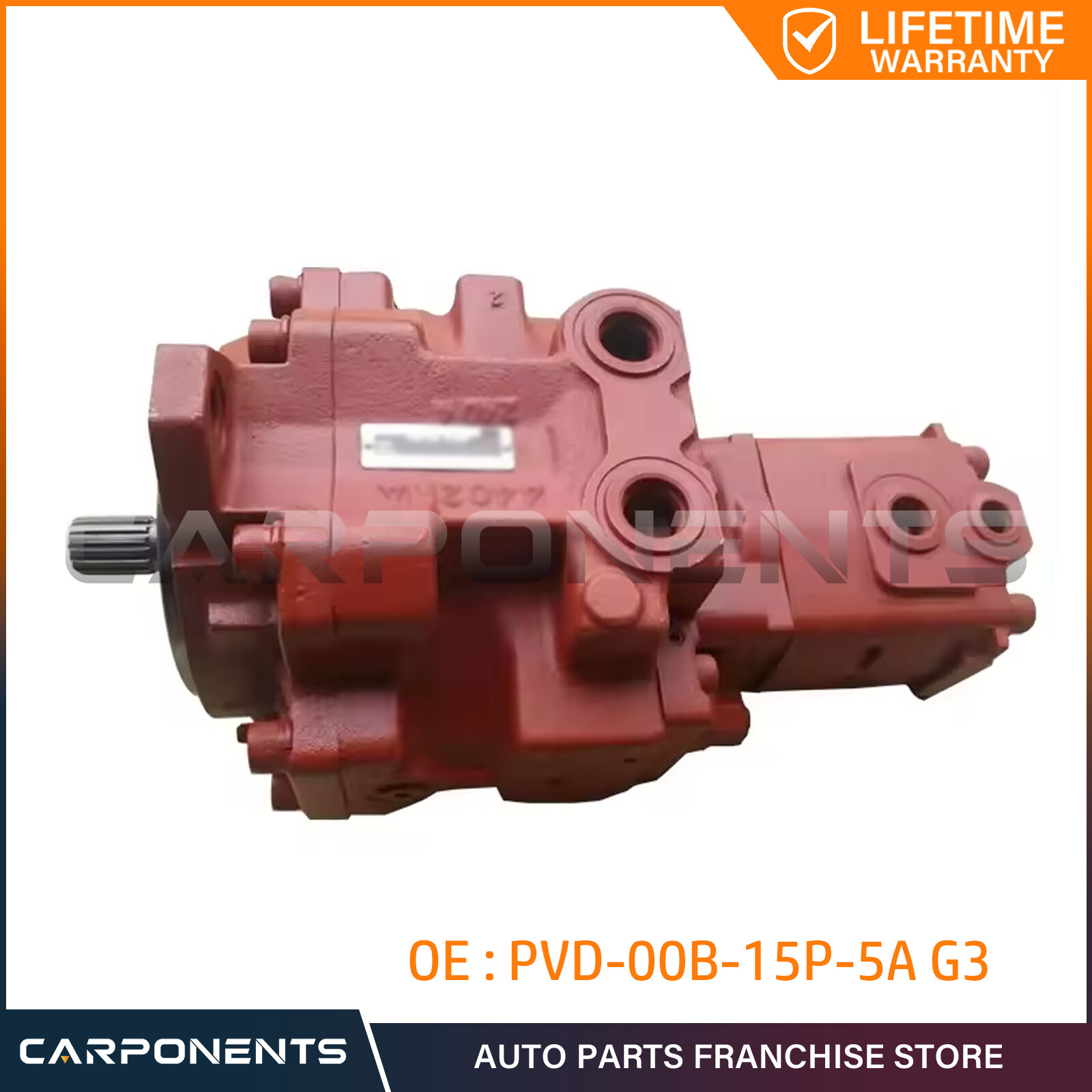 Hydraulic piston pump for Kubota 17/Kamco SK17 PVD-00B-15P