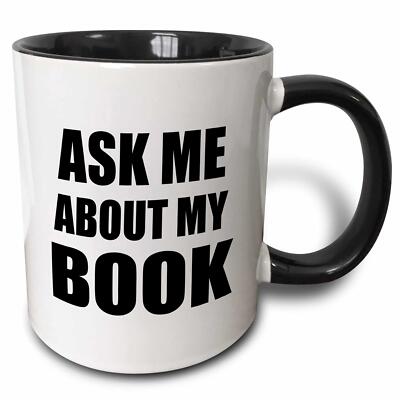 3dRose Ask me about my Book - Advertise your writing - writer author self-promot