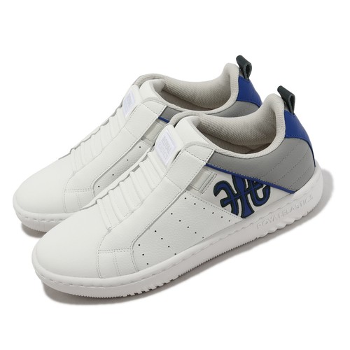 

Royal Elastics Icon 2.0 Белый Нейтральный Серый Синий Мужские Слипоны Повседневные 06532-058, Icon 2.0