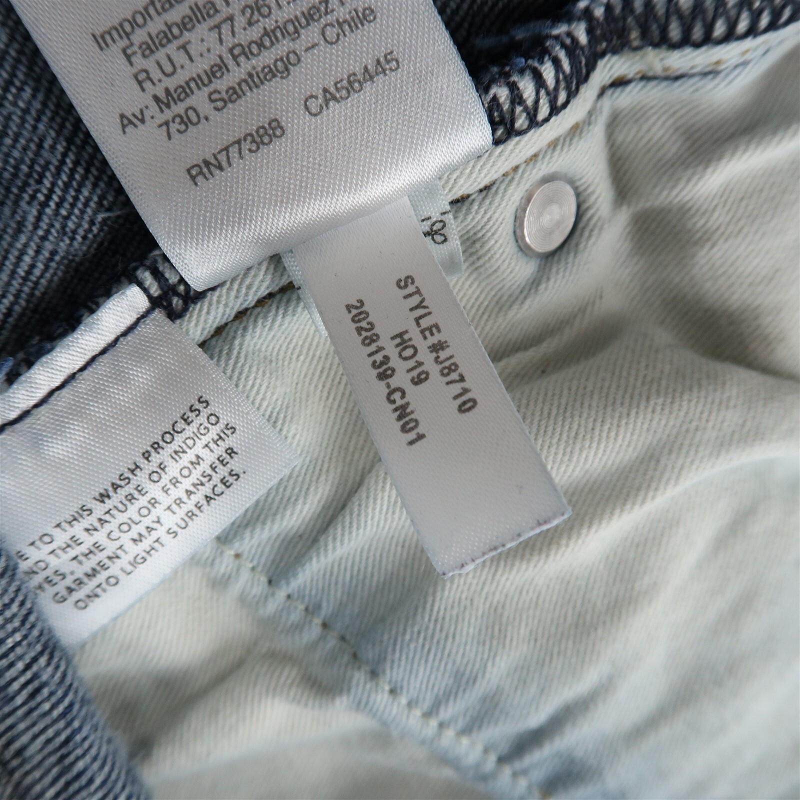 J.Crew 770 Straight Jeans Mens 35x32 Blue Stretch Zip Fly Kurabo Japanese Denim