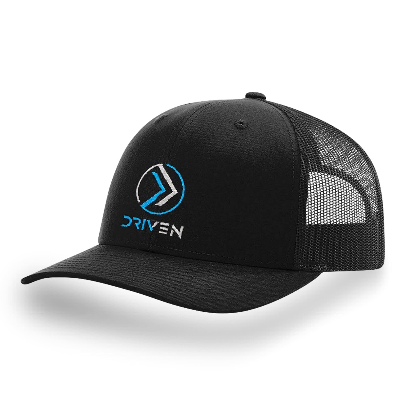 Кепка Richardson 112 Snapback с вышивкой Driven | Черный