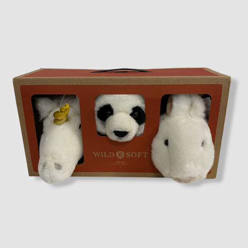 $117 Wild And Soft Kid's Lovely Mini Animal Head Wall Plush Mounts