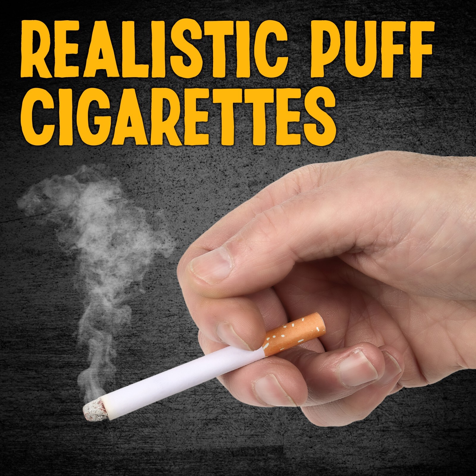 Fake Puff Cigarettes That Blow Smoke - 8 Pack - 3.25 Inch Realistic Faux Cigs
