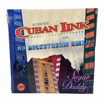 NEW Cuban Link Sugar Daddy Vinyl Record Featuring MYA DJ Deckstream RMX 2006