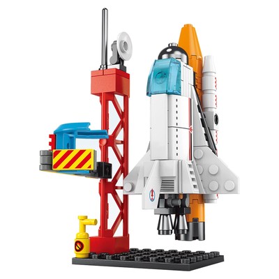 Mini Space Shuttle Building Block Toy, Spaceship Rocket Launch Center Toy Set...