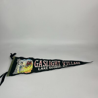 VTG Gaslight Village Lake George, N.Y. Pennant Flag
