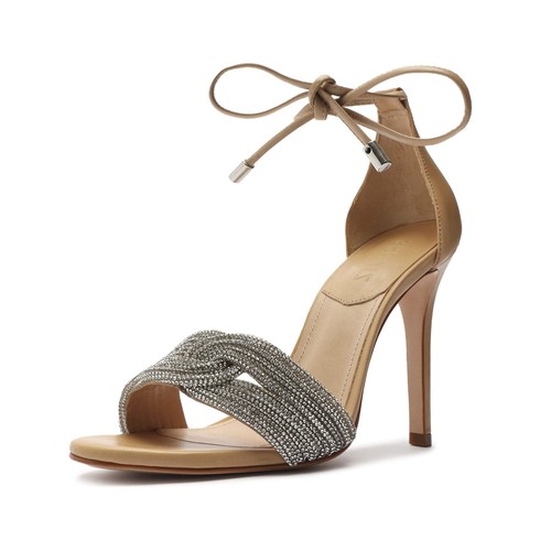 

Женские босоножки на каблуке Schutz Andy светло-телесного цвета Cristal 37 евро, США 7, Nude/crystal