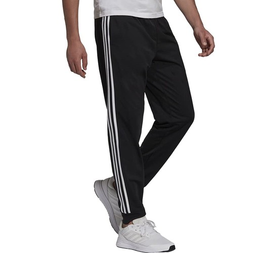 

[H46105] Мужские трикотажные спортивные штаны Adidas с 3 полосками, Черный