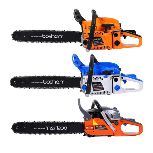 52/58/62cc Gas Chainsaw Guide Bar Cordless Gasoline Powered Chain Saw 2-Cycle