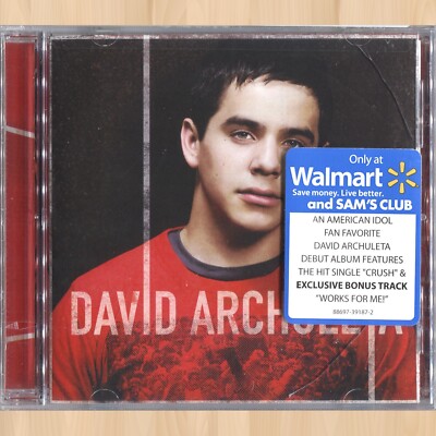 +1 BONUS TRACK----  DAVID ARCHULETA CD Works for Me CRUSH Touch my Hand     0117