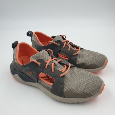 Merrell Isix8 Slice Walking Shoes Womens UK 6.5 Beige Lightweight Lace Comfort