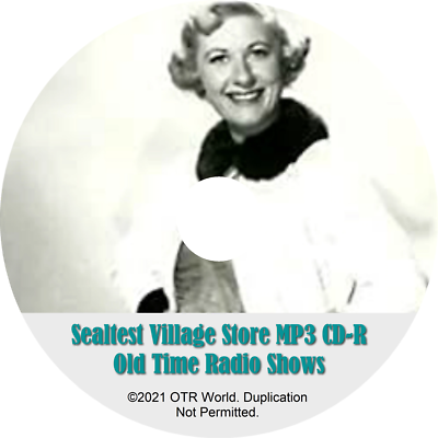 Sealtest Village Store OTRS OTR Old Time Radio Shows MP3 On CD-R 16 Episodes