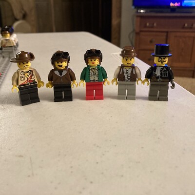 Lego Minifigures johnny thunder Desert Adventures Mixed Lot of 5 baron villian 2