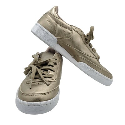 Reebok: NWT Club C Melted Metal (Pearl Met/Gray Gold) BS7901 Women's Shoes Sneak