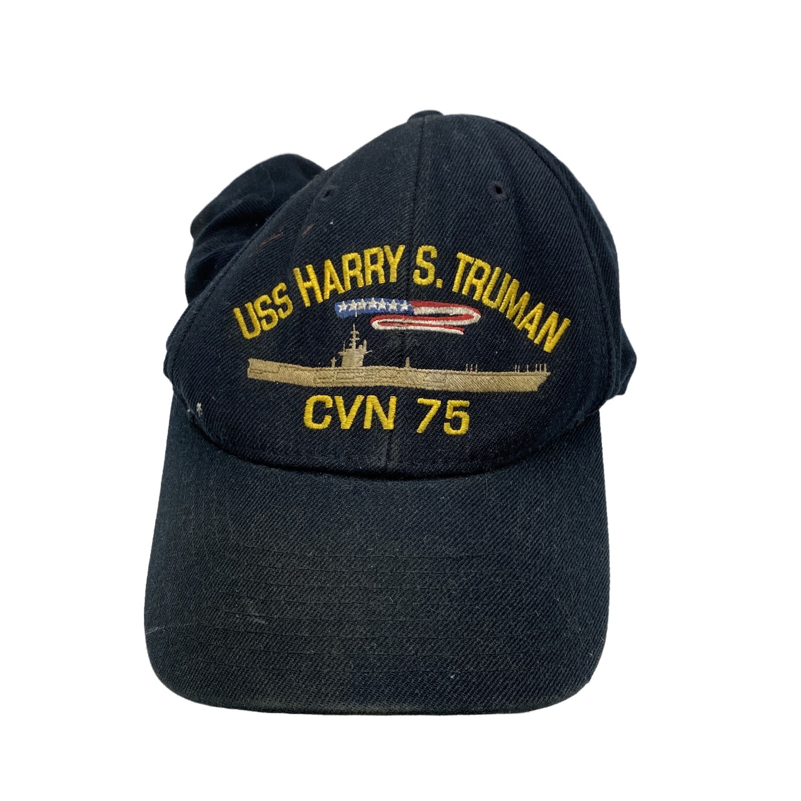 USA製 海軍 キャップ USS HARRY CVN75 野球帽 スナップバック