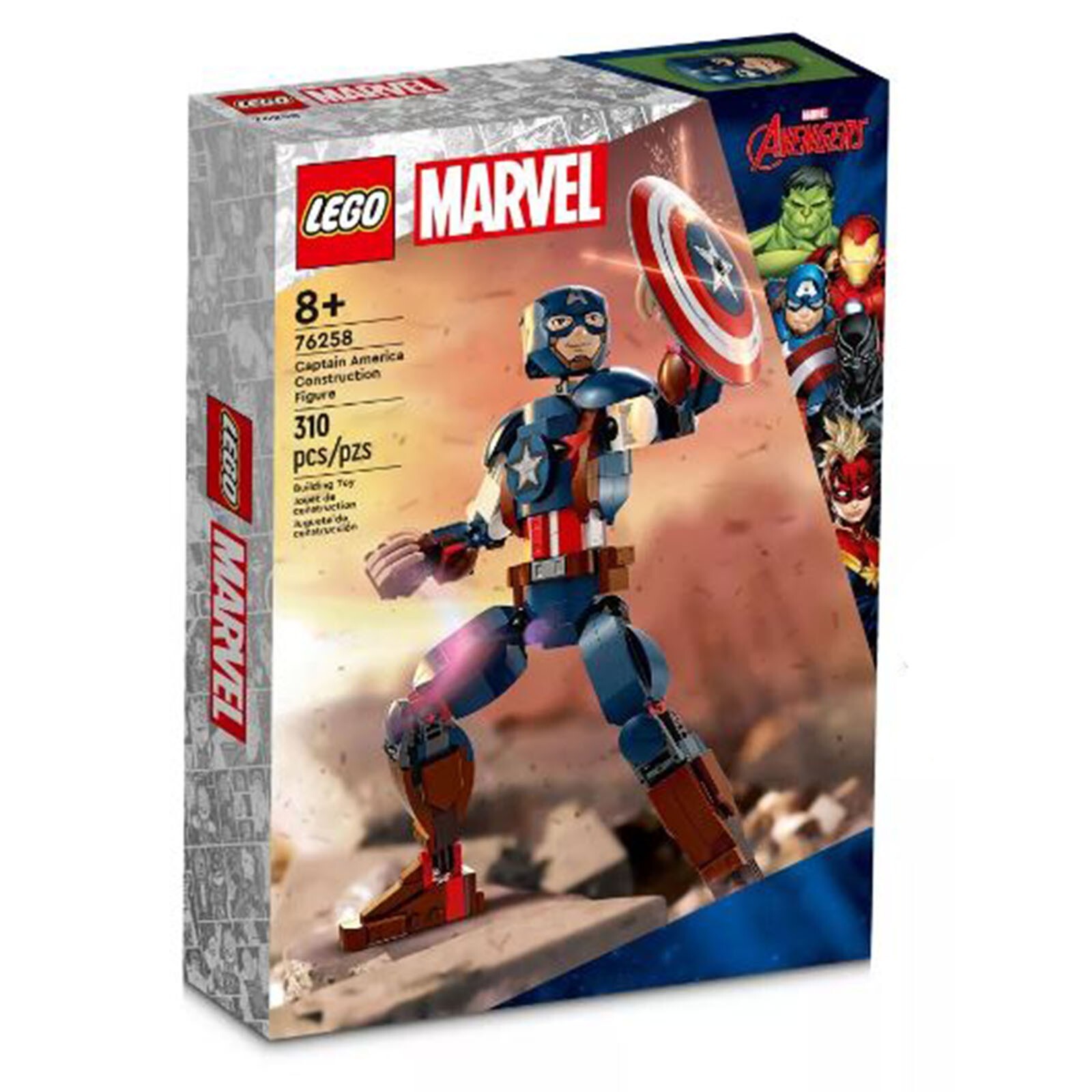 Конструктор LEGO Marvel Captain America Строительная фигурка 76258 НОВЫЙ
